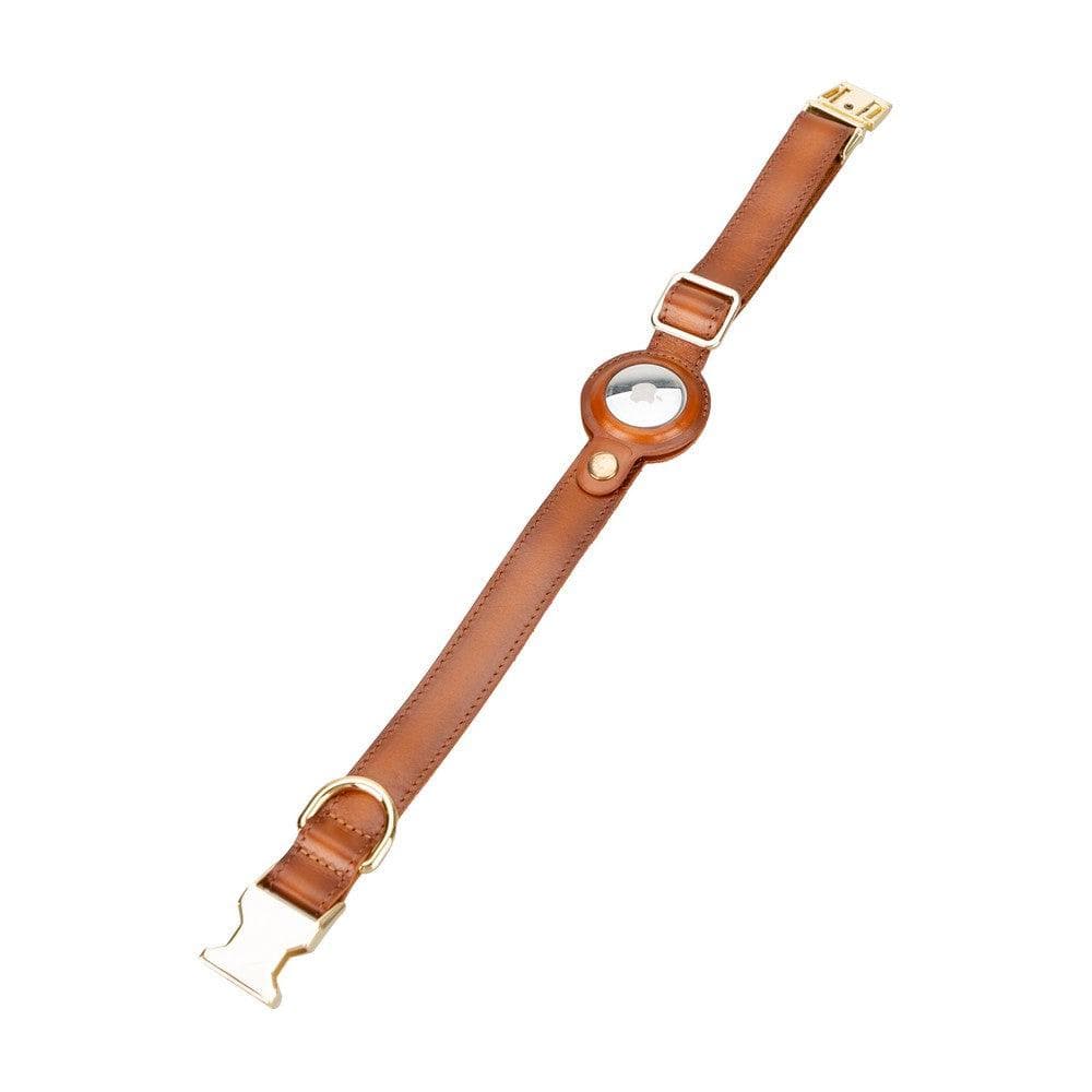Scooby Leather Dog Collar With Air Tag Slot